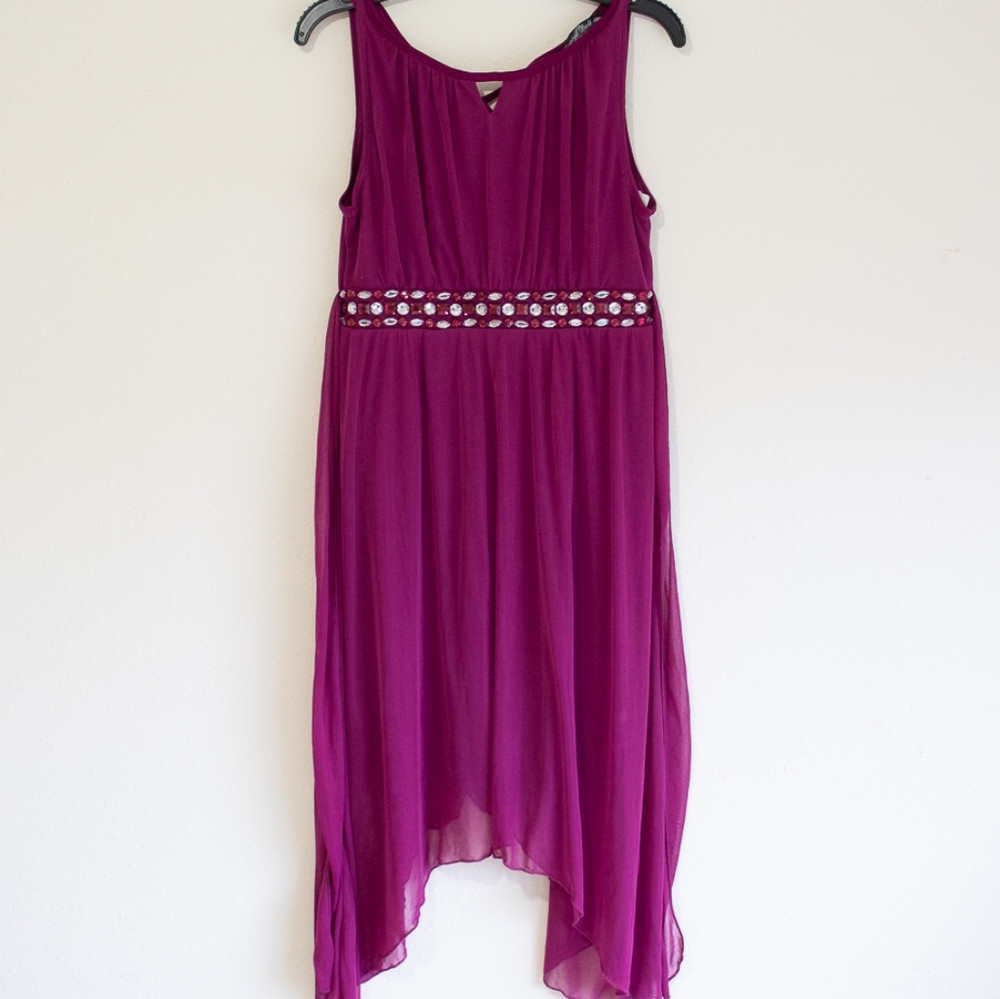 Crystal Doll Girls High- Low  Dress